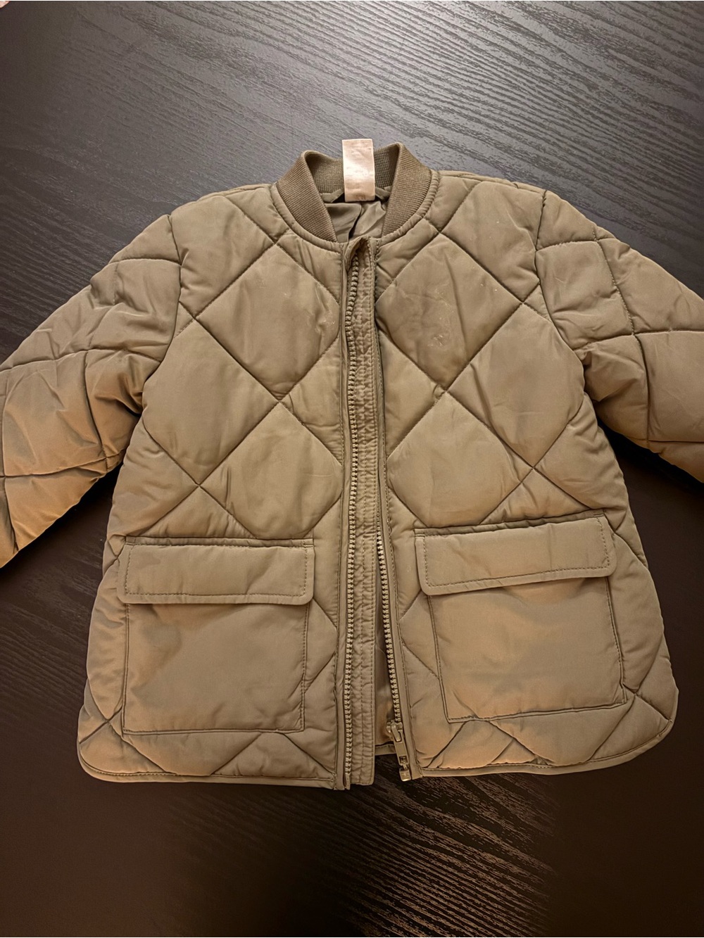 H&M Quilted Puffer Jacket - Olive